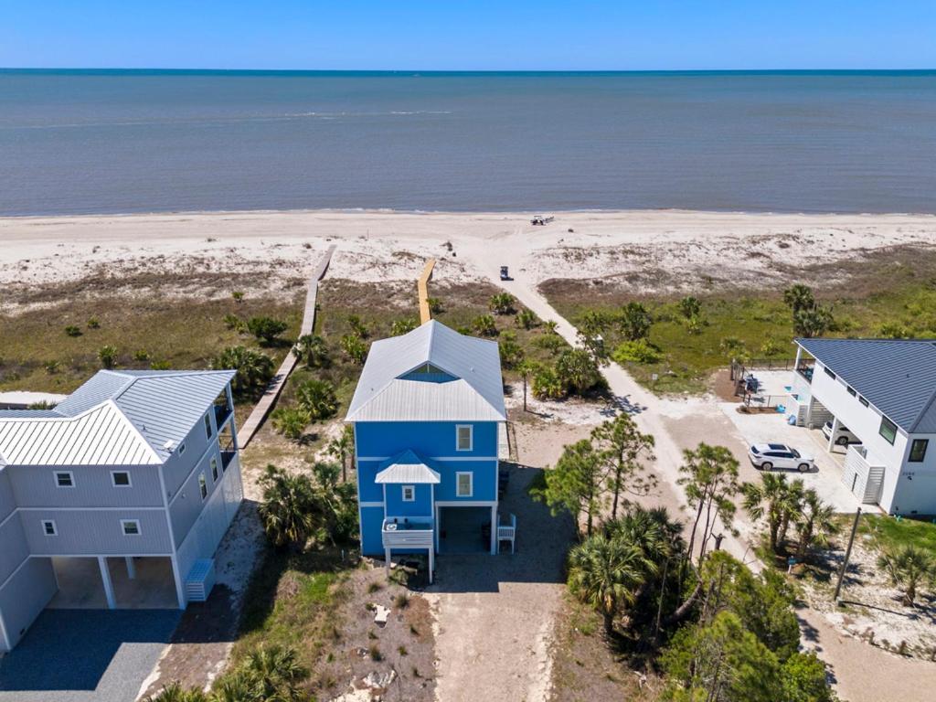 Beachfront Blue Villa Indian Pass Exterior photo