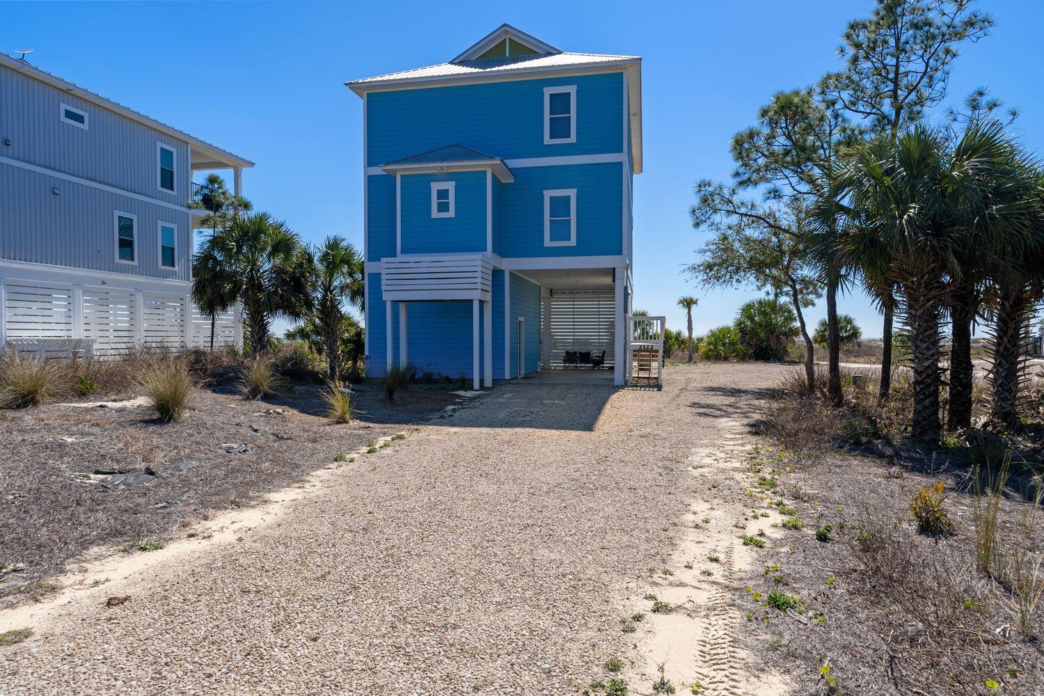 Beachfront Blue Villa Indian Pass Exterior photo